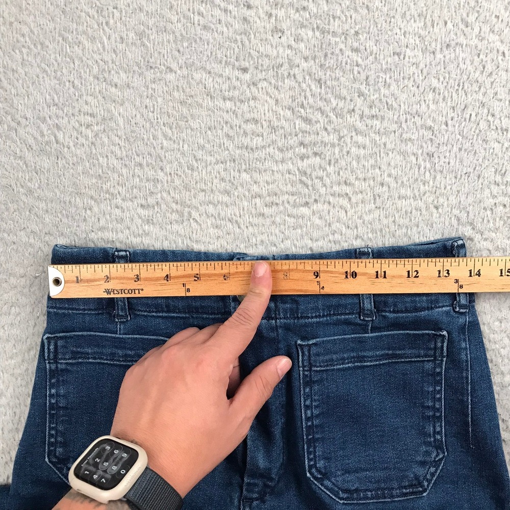 Maeve Dark Blue Wide-Leg Jeans - Picture 6 of 12